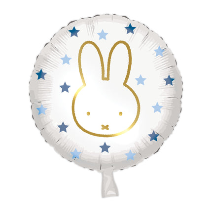 Heliumballon Miffy Blau Leer 45cm