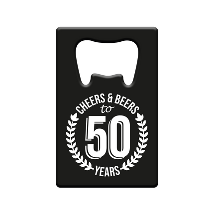 Bieröffner 50 Jahre Cheers & Beers