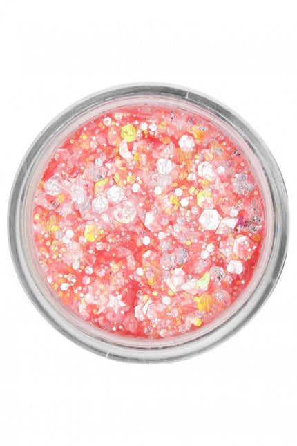 PXP Pressed Chunky Glitter Creme Neon Orange Candy 10ml