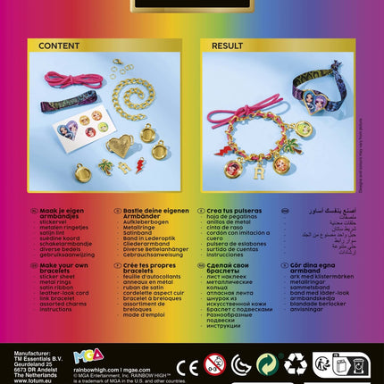 Regenbogen High Armbänder Set