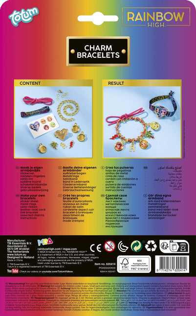 Regenbogen High Armbänder Set