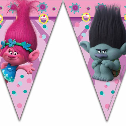 Trolls Girlanden 2,6m