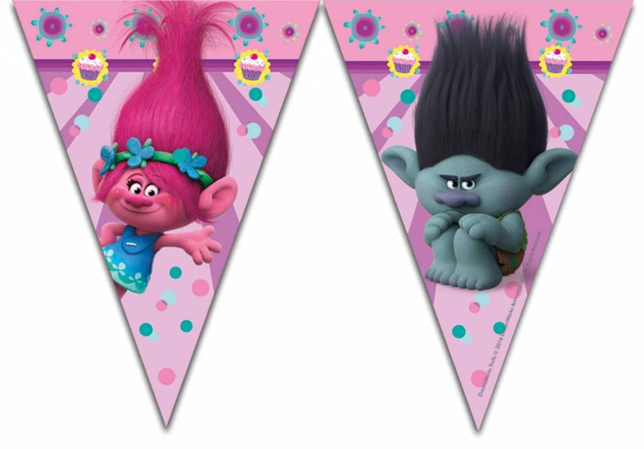 Trolls Girlanden 2,6m