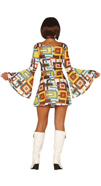 Disco 70S Kleid Damen