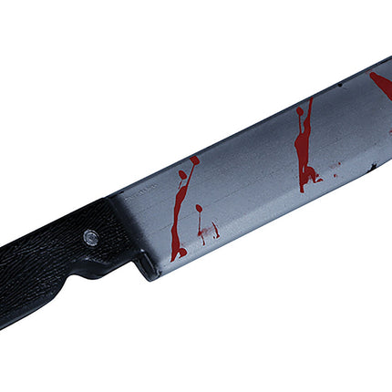 Halloween Fake Machete mit Blut 45cm