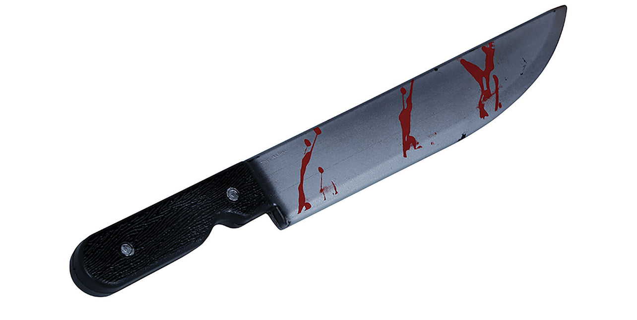 Halloween Fake Machete mit Blut 45cm