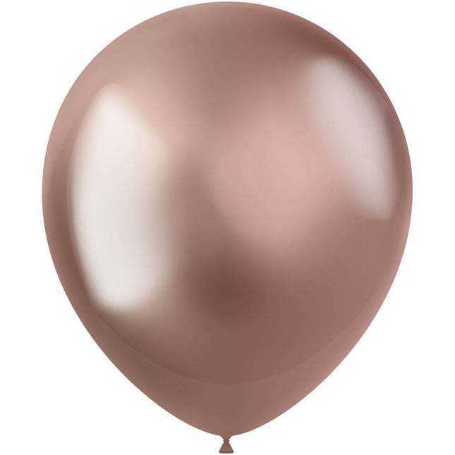 Rose Gold Ballons Chrom 33cm 50Stk