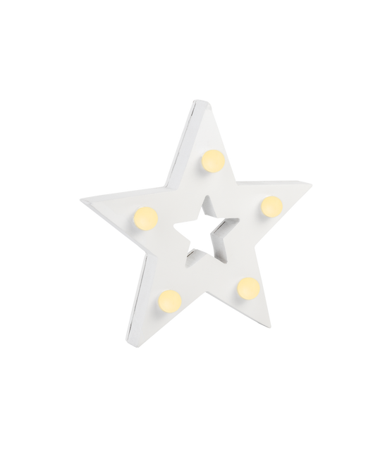Weißer Lichtstern