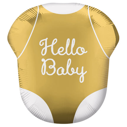 Helium Ballon Hallo Baby T-shirt Leer