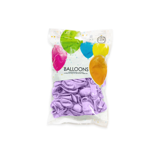 Lavendel Luftballons Pastell 13cm 100Stk