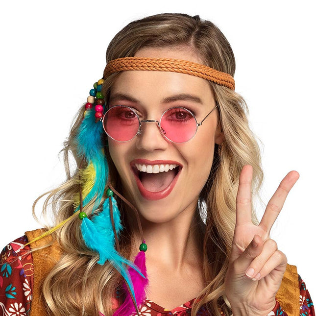 Hippie-Brille Rosa