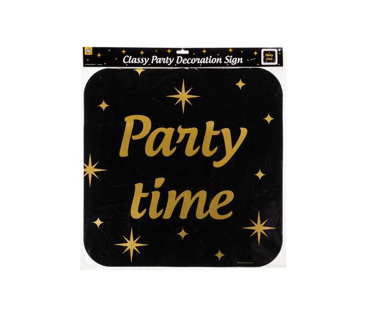 Party-Türschild