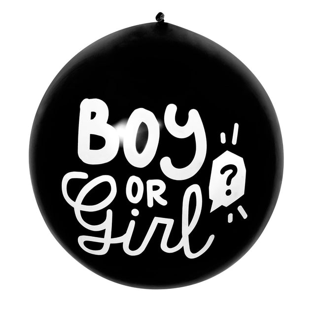 Gender Reveal Konfetti Ballon Junge 60cm