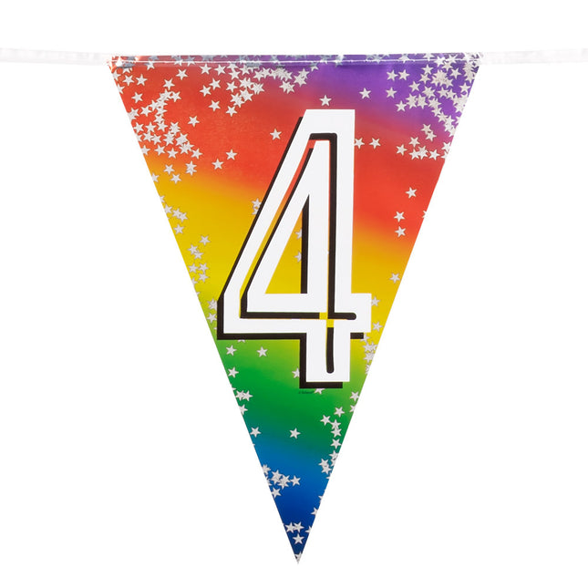 Regenbogengirlande 4 Jahre 6m