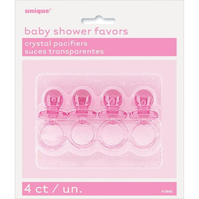 Babysauger Crystal Pink 4 Stück