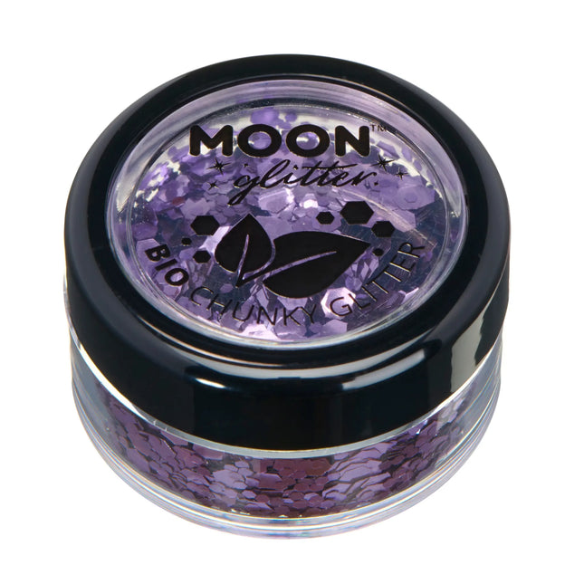 Moon Glitter Bio Chunky Glitter Lavendel 3g