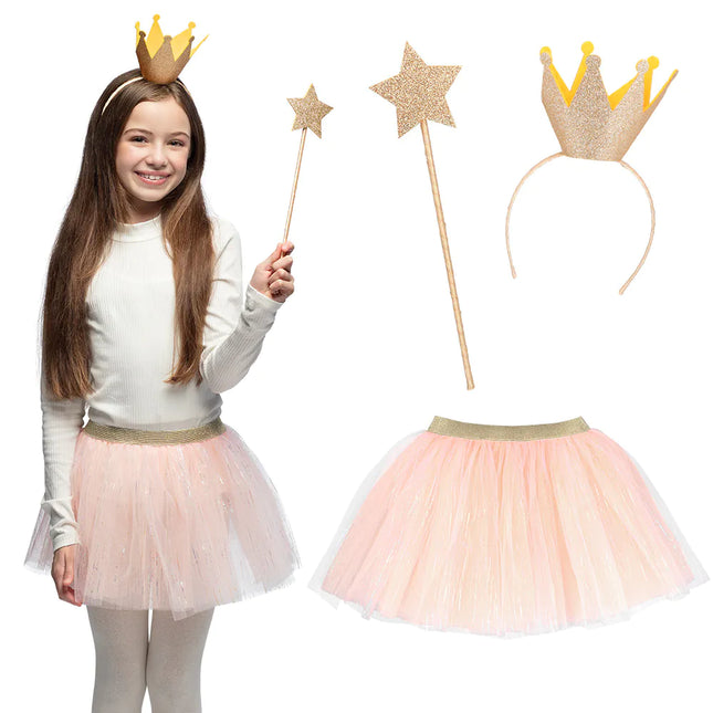 Prinzessin Accessoire Set Mädchen 3 Stück