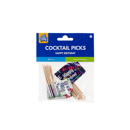 Happy Birthday Cocktail Picks