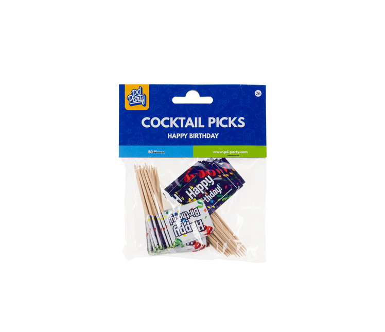 Happy Birthday Cocktail Picks