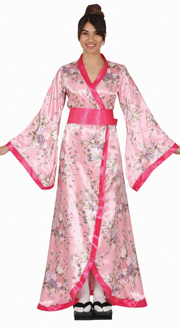 Kimono Kostüm Rosa Damen