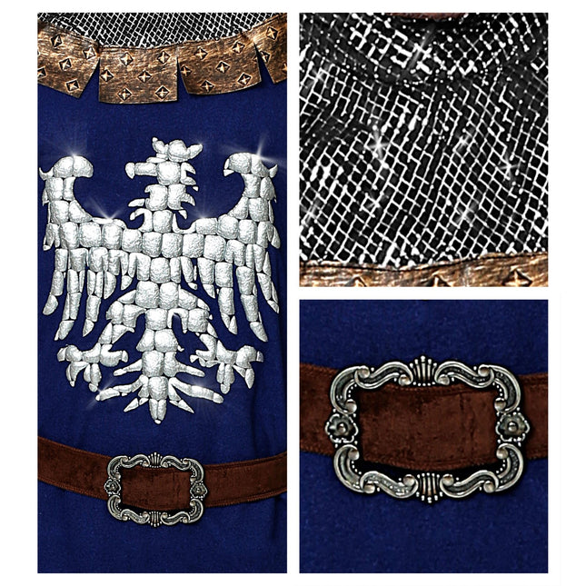 Ritter Kostüm Blau Männer