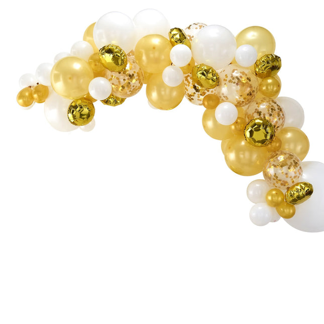 Goldener Ballonbogen DIY Set