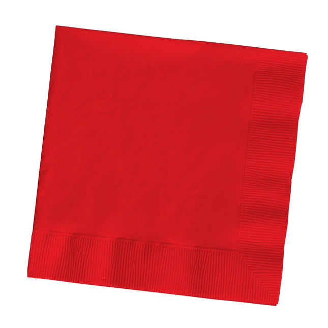 Rote Servietten 3-lagig 41cm 25Stk