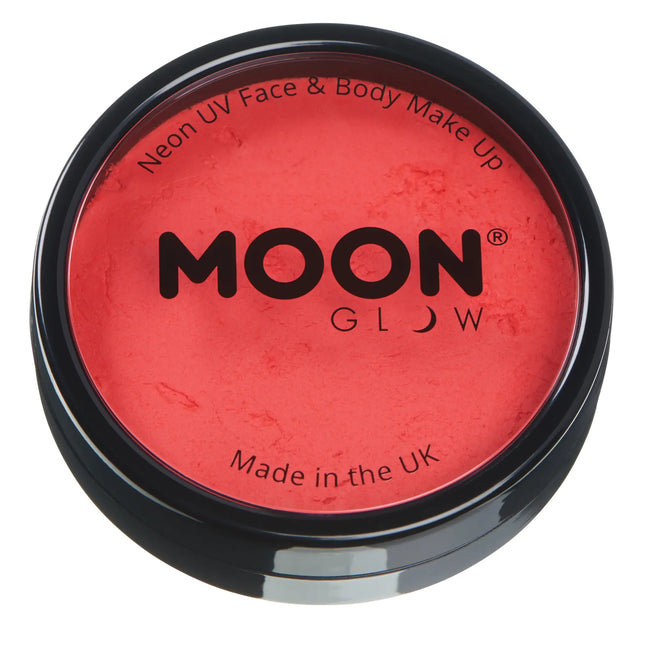 Moon Glow Neon UV Pro Face Paint Intensives Rot 36g