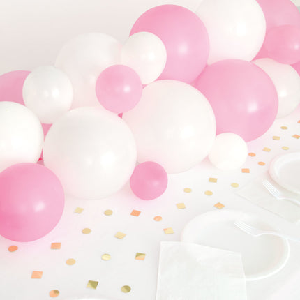 Ballongirlande Dekoration Set Rosa