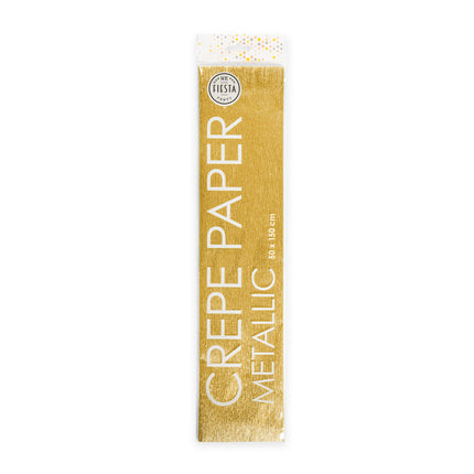 Krepppapier Metallic Gold 50cm 1,5m