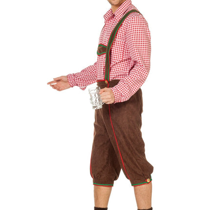 Braune Lederhosen Männer Lang