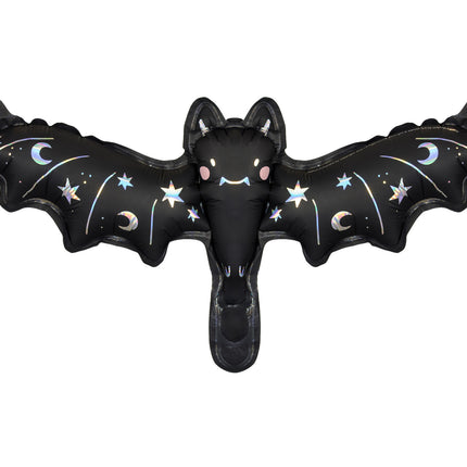 Halloween Helium Ballon Fledermaus Leer 40cm