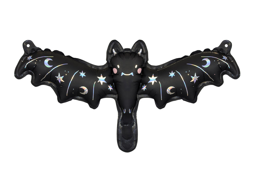 Halloween Helium Ballon Fledermaus Leer 40cm