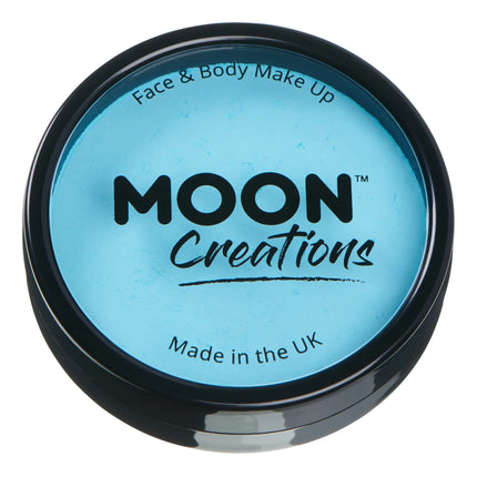 Moon Creations Pro Face Paint Kuchentöpfe Hellblau 36g