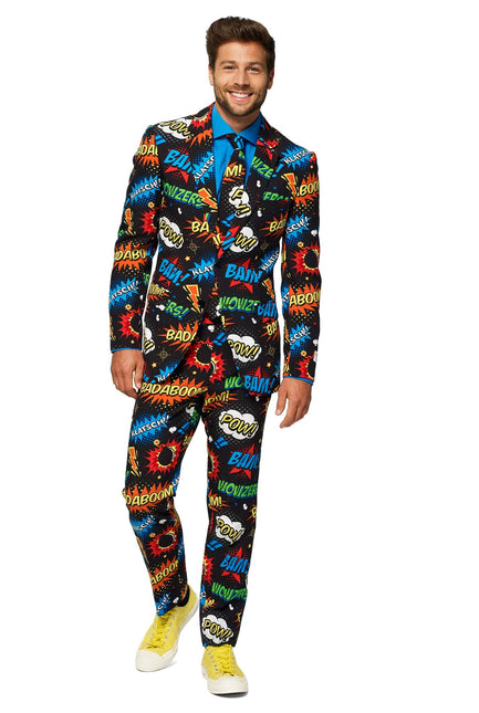 Comic Badaboom Anzug Männer OppoSuits