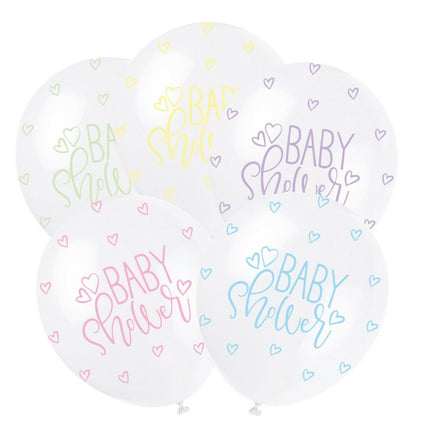 Geburt Ballons Baby Dusche Pastell 30cm 5pcs