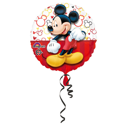 Mickey Mouse Helium Ballon Rot 43cm leer