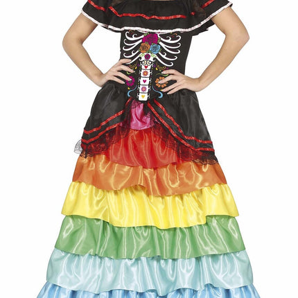 Dia De Los Muertos Halloween Kostüm Damen