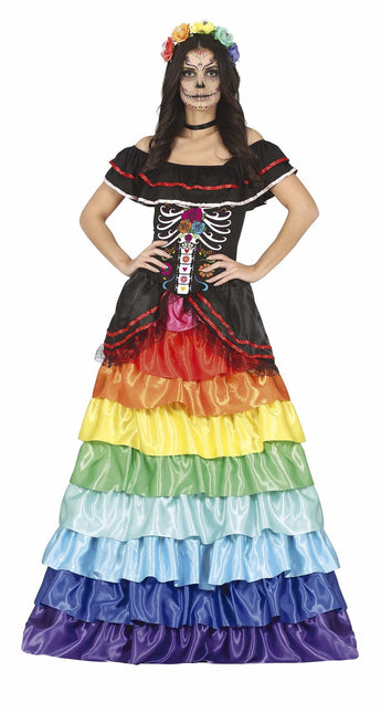 Dia De Los Muertos Halloween Kostüm Damen