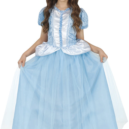 Prinzessin Kleid Blau Mädchen