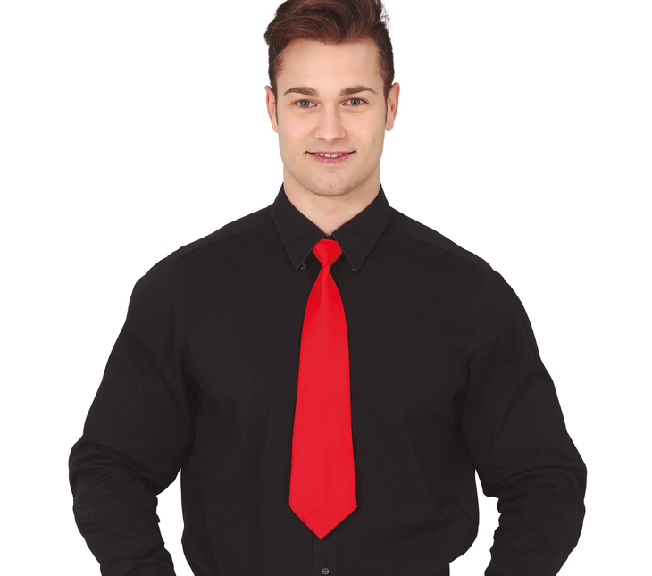 Rote Krawatte 47cm