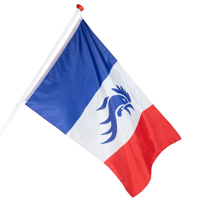 Frankreich Wandflagge Allez Les Bleus 1,5m