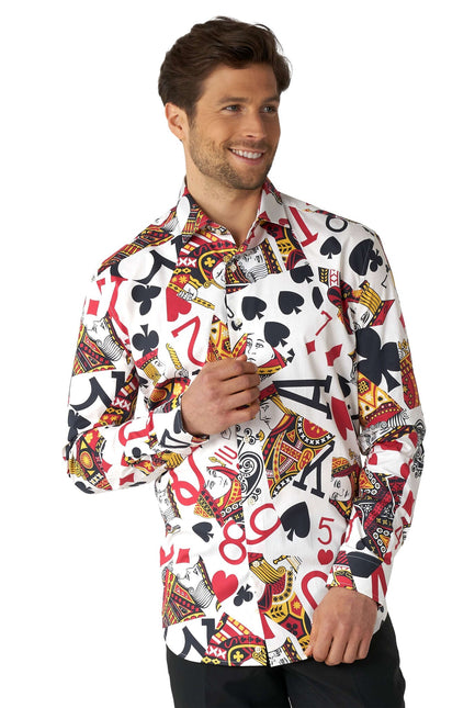 Casino Spielkarten Shirt Männer OppoSuits