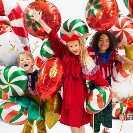 Heliumballon Weihnachtskugel leer 45cm