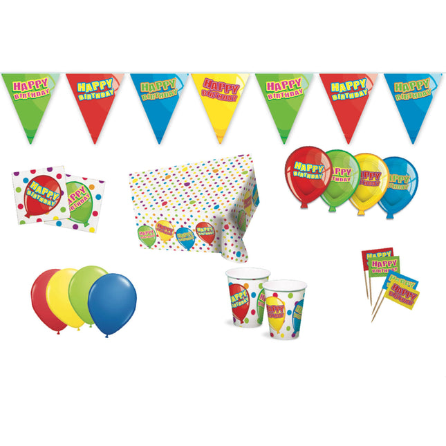 Happy Birthday Party Pack 6 Personen