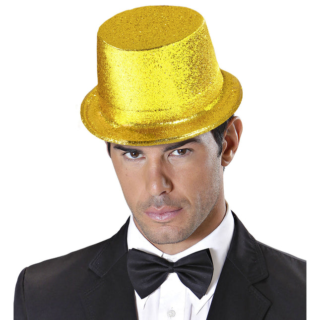 Gold High Hat Glitter