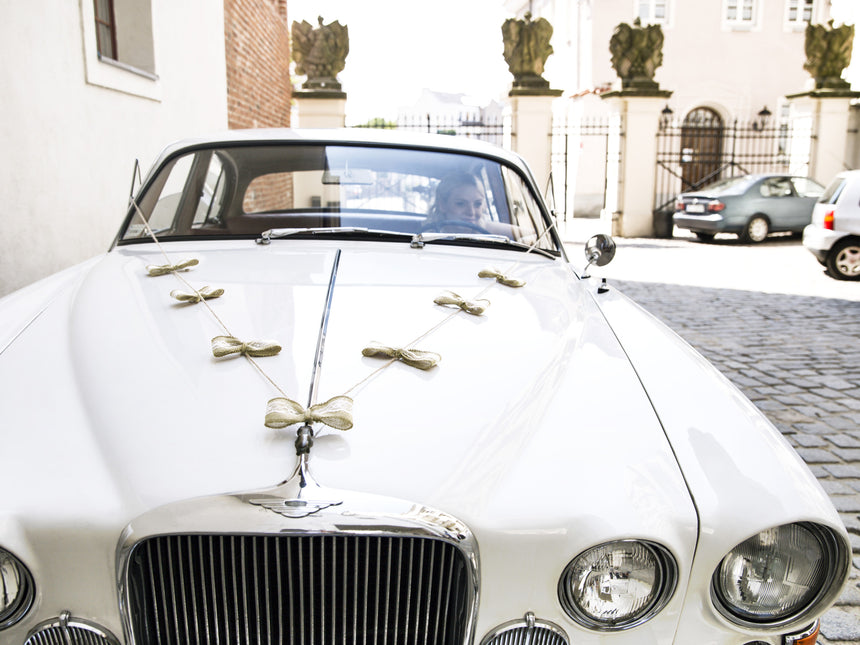 Auto-Deko-Set Hochzeitsschleifen