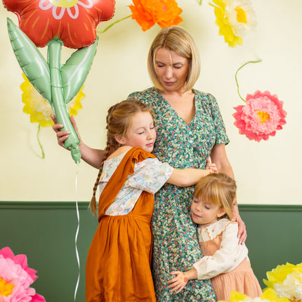 Pompons Blumen 3Stück