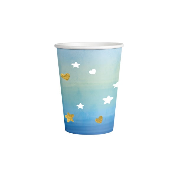 Blaue Becher 250ml 8Stk