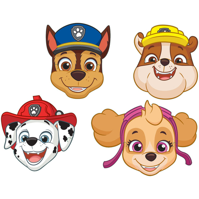 Paw Patrol Masken 25,3cm 8Stück